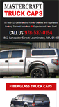 Mobile Screenshot of mastercrafttruckcaps.com