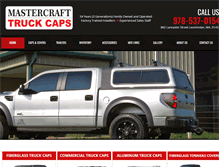 Tablet Screenshot of mastercrafttruckcaps.com